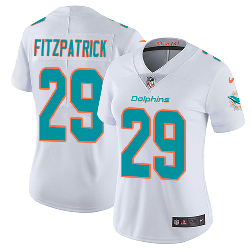 Nike Miami Dolphins 29 Minkah Fitzpatrick White Women Stitched NFL Vapor Untouchable Limited Jersey